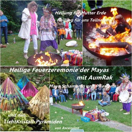 Collage Heiliges Feuer Collage Heiliges Feuer